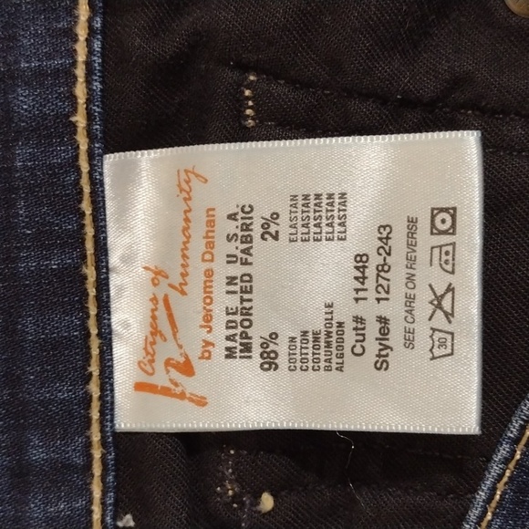 Citizens of Humanity Ava Low Rise Straight Leg Distressed Jeans Size 28 - Picture 5 of 15